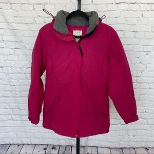LL Bean Pink Coat with Hood